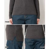 リブニットボートネックセーター | atONE | 詳細画像16 