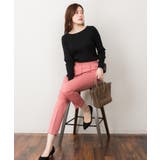 リブニットボートネックセーター | atONE | 詳細画像22 