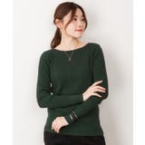 リブニットボートネックセーター | atONE | 詳細画像31 