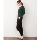 リブニットボートネックセーター | atONE | 詳細画像35 