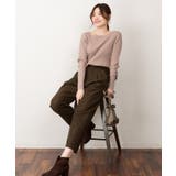 リブニットボートネックセーター | atONE | 詳細画像39 