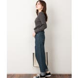 リブニットボートネックセーター | atONE | 詳細画像46 