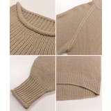 チャンキー鹿の子編みセーター | atONE | 詳細画像13