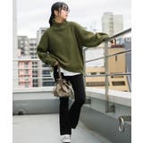 チャンキー鹿の子編みセーター | atONE | 詳細画像24