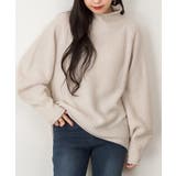 ライトグレー | チャンキー鹿の子編みセーター | atONE