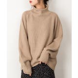 モカ | チャンキー鹿の子編みセーター | atONE