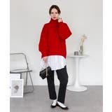 チャンキー鹿の子編みセーター | atONE | 詳細画像41