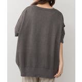 袖脇オープンラウンドネック5分袖ニット | atONE | 詳細画像26