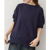 袖脇オープンラウンドネック5分袖ニット | atONE | 詳細画像28