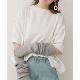 袖脇オープンラウンドネック5分袖ニット | atONE | 詳細画像34