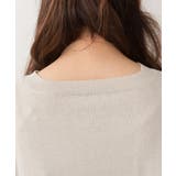 袖脇オープンラウンドネック5分袖ニット | atONE | 詳細画像41