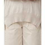 袖脇オープンラウンドネック5分袖ニット | atONE | 詳細画像44