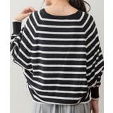 Vネックボーダードルマンニット | atONE | 詳細画像11 