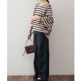 Vネックボーダードルマンニット | atONE | 詳細画像27 