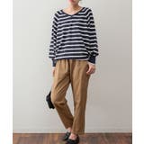 Vネックボーダードルマンニット | atONE | 詳細画像33 