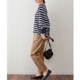 Vネックボーダードルマンニット | atONE | 詳細画像34 