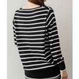 Vネックボーダーニット | atONE | 詳細画像11 