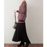 Vネックボーダーニット | atONE | 詳細画像20 