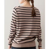 Vネックボーダーニット | atONE | 詳細画像25 