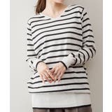 Vネックボーダーニット | atONE | 詳細画像38 