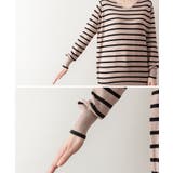 Vネックボーダーニット | atONE | 詳細画像46 