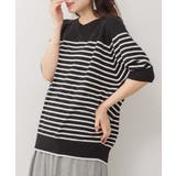 パネルボーダードルマンニット | atONE | 詳細画像7