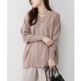 Vネックリブドルマンセーター | atONE | 詳細画像11