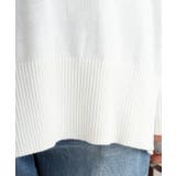 Vネックリブドルマンセーター | atONE | 詳細画像23