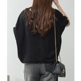 ドルマンシルエット5分袖ニット | atONE | 詳細画像32 