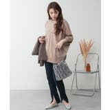 ドルマンシルエット5分袖ニット | atONE | 詳細画像40 