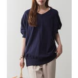 ドルマンシルエット5分袖ニット | atONE | 詳細画像49 