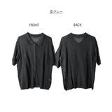 メッシュ編み5分袖ポロカーディガン | atONE | 詳細画像19