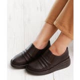 ダークブラウンスムース | らくらくクッション カジュアル コンフォート シューズ | attagirl 