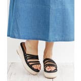 ブラックスムース | 7.5cm 厚底ジュートソールミュールサンダル | attagirl
