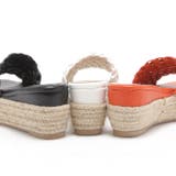 6.5cm厚底ウェッジヒール編み込みベルトジュートサンダル | attagirl  | 詳細画像9 