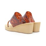 6.5cm厚底ウェッジヒールクリアベルトミュールサンダル | attagirl  | 詳細画像9 