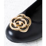 ラウンドトゥフラワーモチーフパンプス | attagirl  | 詳細画像5 