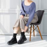 トラックソールニットブーツ | attagirl  | 詳細画像18 