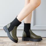 トラックソールニットブーツ | attagirl  | 詳細画像33 