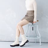 厚底ヒールレースアップブーツ | attagirl | 詳細画像27