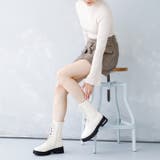 厚底ヒールレースアップブーツ | attagirl | 詳細画像28