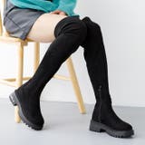 厚底ストレッチニーハイブーツ | attagirl  | 詳細画像20 