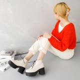 厚底ハイヒールレースアップブーツ | attagirl | 詳細画像27