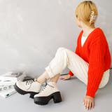 厚底ハイヒールレースアップブーツ | attagirl | 詳細画像28