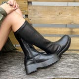 4.5cmヒール 厚底トラックソールロングブーツ | attagirl | 詳細画像15