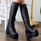 レースアップロングブーツ | attagirl  | 詳細画像10 