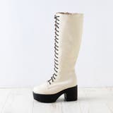 レースアップロングブーツ | attagirl  | 詳細画像3 