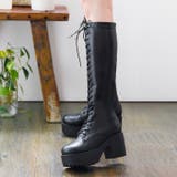 レースアップロングブーツ | attagirl  | 詳細画像9 