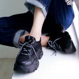 ブラックスムース | 厚底ダッドスニーカー | attagirl