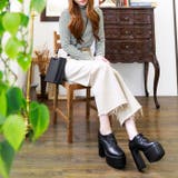 厚底スクエアトゥレースアップシューズ | attagirl | 詳細画像18